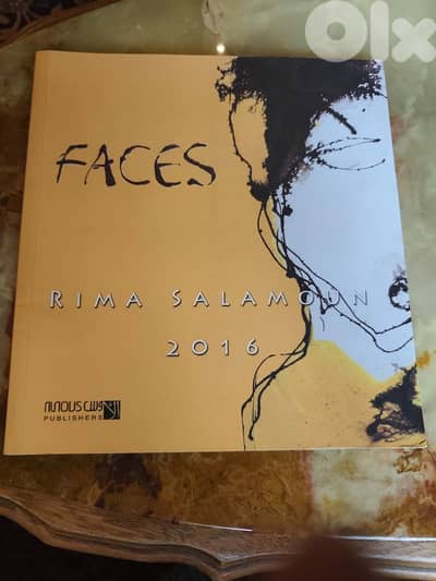 rima salamoun,faces 2016,art book,never used before