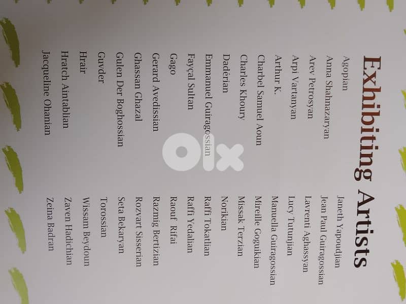 hamazkayin Lucy tutunjian art gallery,group exhibition sipanan 2