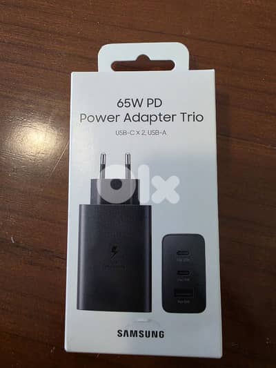 Samsung 65W power adapter trio