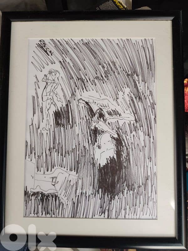 true love painting by Rita abou jaoude with nice frame 1