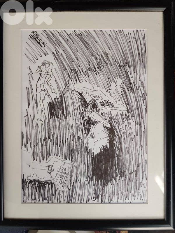 true love painting by Rita abou jaoude with nice frame 3
