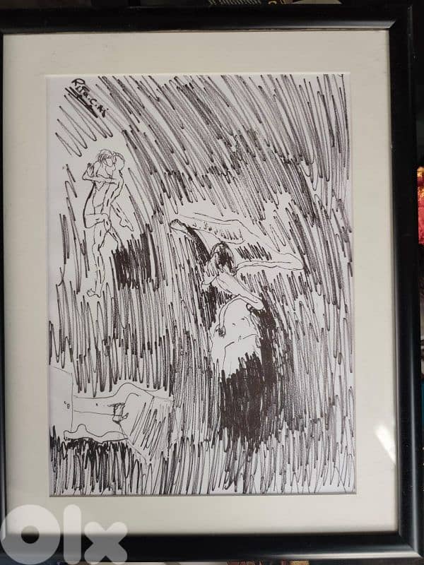true love painting by Rita abou jaoude with nice frame 6