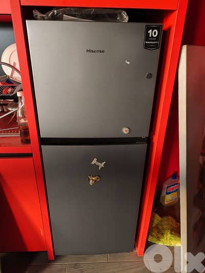 Hisense double-door refrigerator,  120L to 205L capacity range