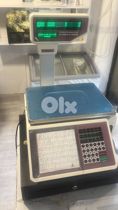 ميزان  بار كود و فاتورة للبيع