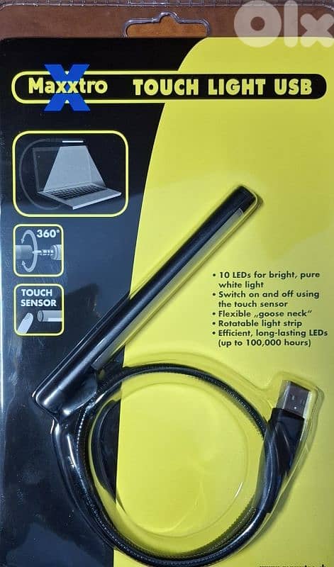 MAXTRO TOUCH LIGHT USB Rotatable. /4$delivery 6
