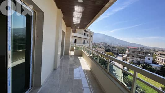 شقة ٣ غرف للبيع مساحة ١١٩ م² مع بلكونين