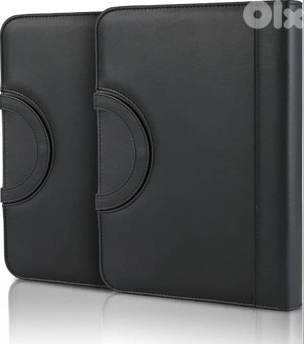 TLGREEN Case, Conference Folder, Leather + Zip, Waterproof. 4$ delivery 8
