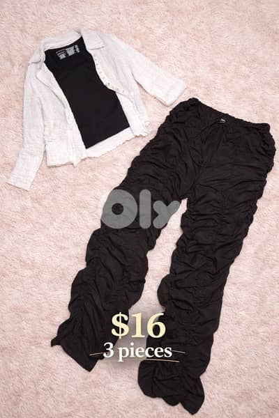 Women Outfit 3 Pieces – Size Medium – $16
