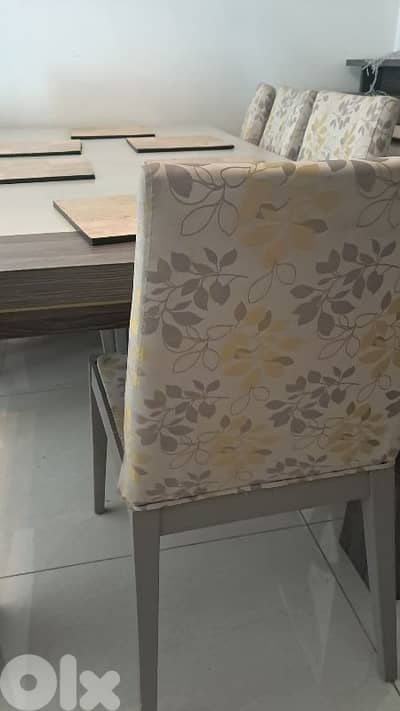 Dining room full set with TV unit and coffee table