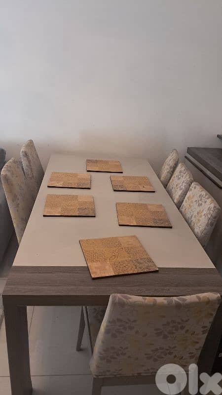 Dining room full set with TV unit and coffee table 2