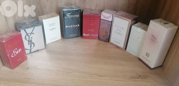 8 Brand new original perfumes for women
