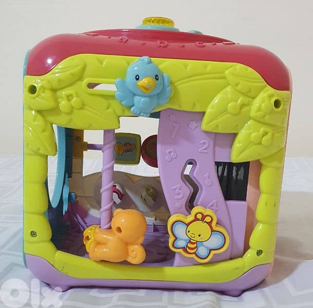 babygame Sort and Discover Activity Cube 'French' likenew 7$bashrafiye 2