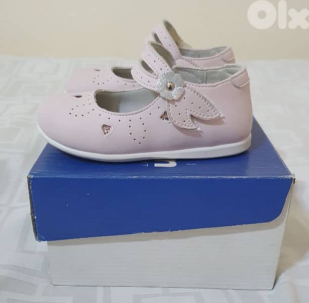 Babyshoes Pink original leather&used onetimeonly size 21 ashrafiye 12$ 1