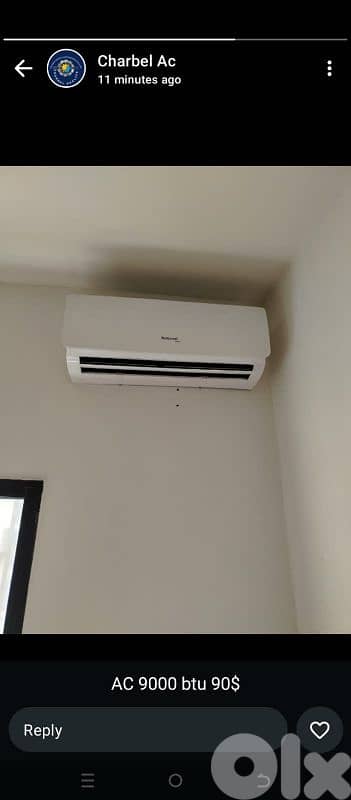 AC 9000 btu National 80$