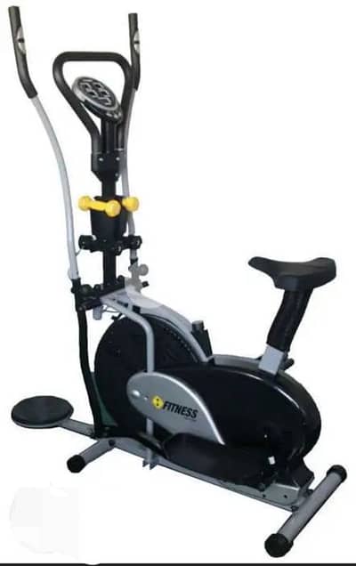 4 in one fitness elliptical bike disc dambell