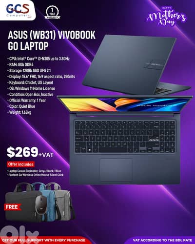 Asus (WB31) VivoBook GO Laptop