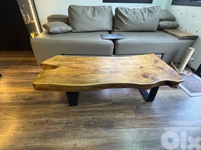 classic handmade wood coffee table