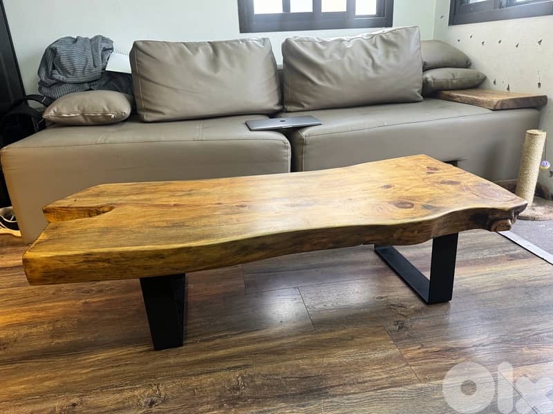classic handmade wood coffee table 1