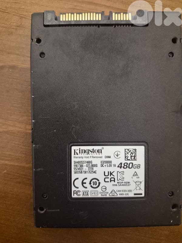 Computer parts (8 Gb DDR4 - 480GB SSD) 1