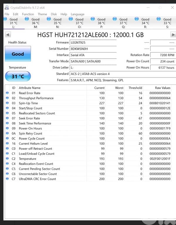 LaCie (SeaGate) 24TB External Backup 7