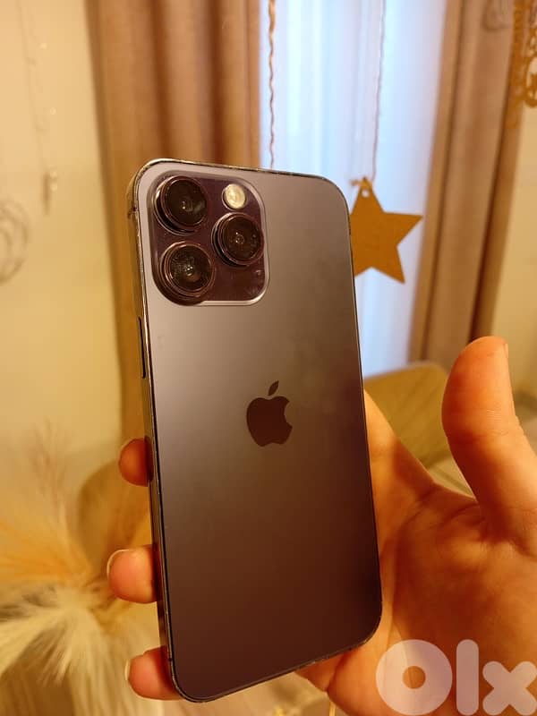 iphone 14 pro max 128 esim  مغير شاشة و بطارية و ضهر بدو جمرك بعد 80يم 2