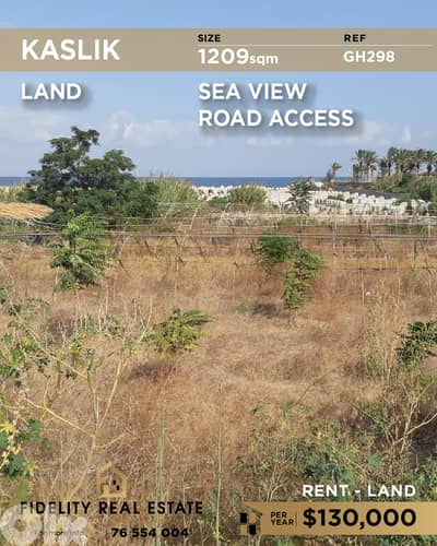 Land for rent in Kaslik GH298 أرض للإيجار في كسليك