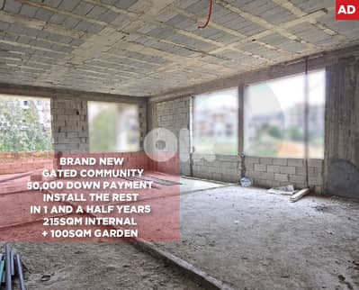 50,000 $ down payment/Under Construction/Aley Town/عاليه/REF#AD133941