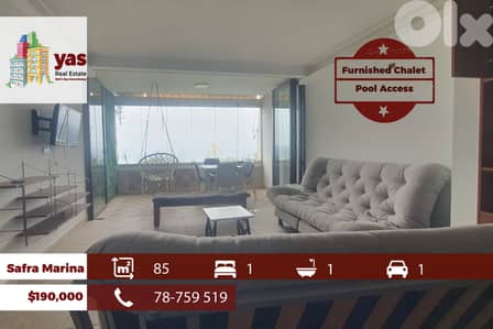 Safra Marina 85m2 | Furnished Chalet | Pool Access | Calm Area | ABA