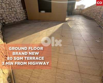 Under ground parking ,terrace:80 sqm , Halat/حالات REF#CO133019