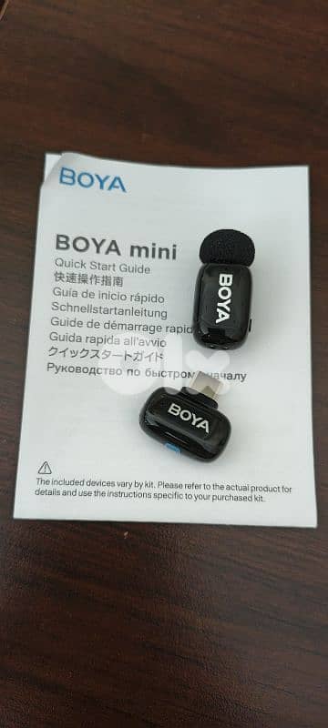 wireless mini boya + ringlight