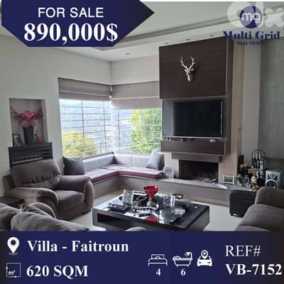 VB-7152 / Villa for Sale in Faitroun, فيلا للبيع في فيترون