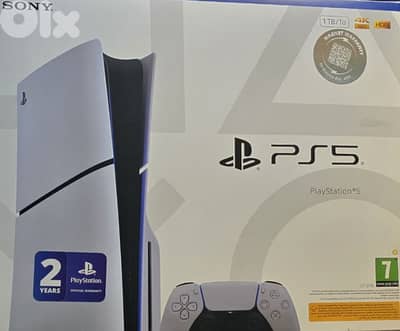 Play Station 5,PS5,slim disc edition 1 Terra 2 Years official warranty