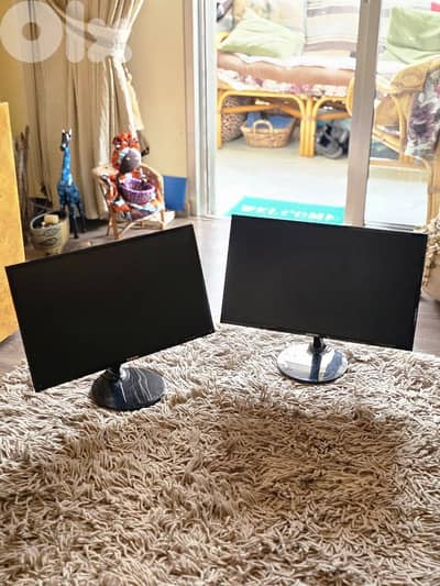 Samsung Monitors 24 inch (x2)