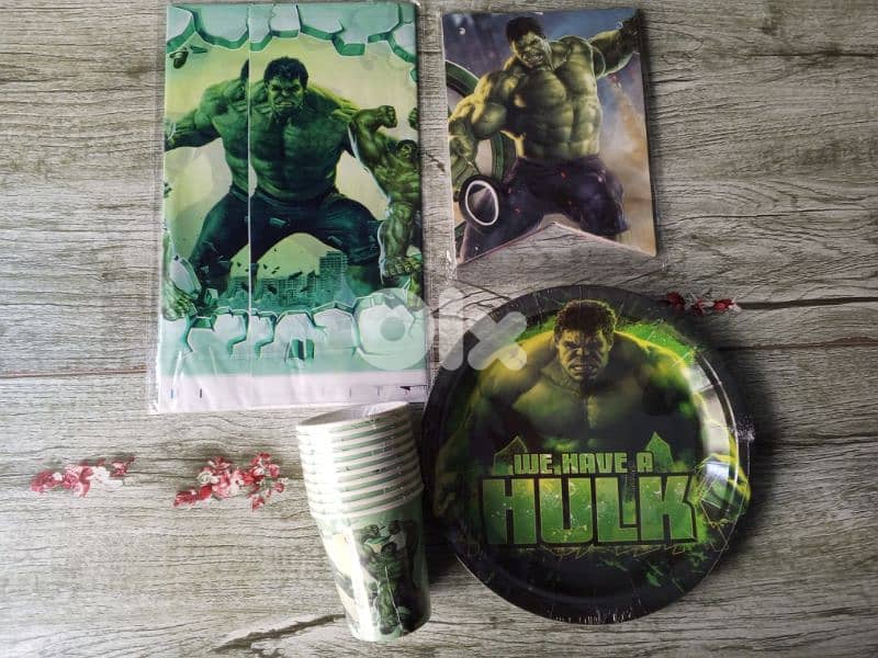 Hulk birthday decoration 3