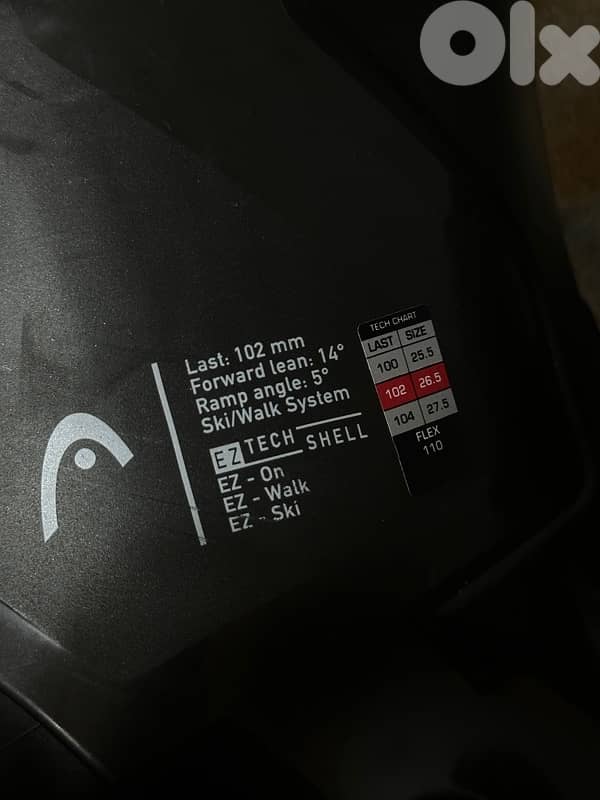 2025 HEAD ski boots HV28-28.5 1