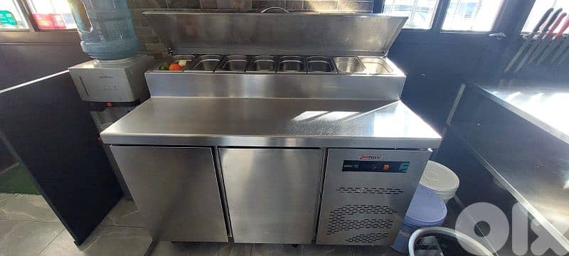 shawarma kit and Frigidaire 3