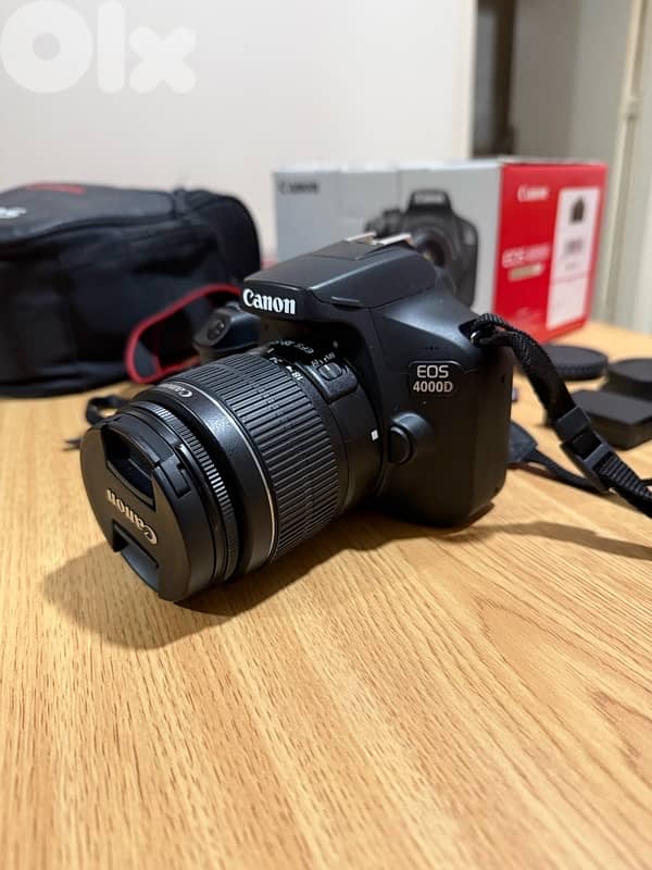 Canon EOS 4000D DSLR + 18-55mm lens (Like new) 2