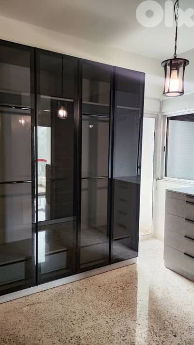 New Modern wardrobes with glass high quality