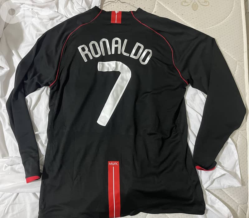 Manchester United third jersey 2009 black long sleeve nike kit 10