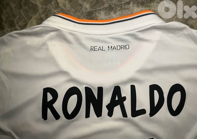 Real Madrid 2014 Ronaldo home adidas jersey 1