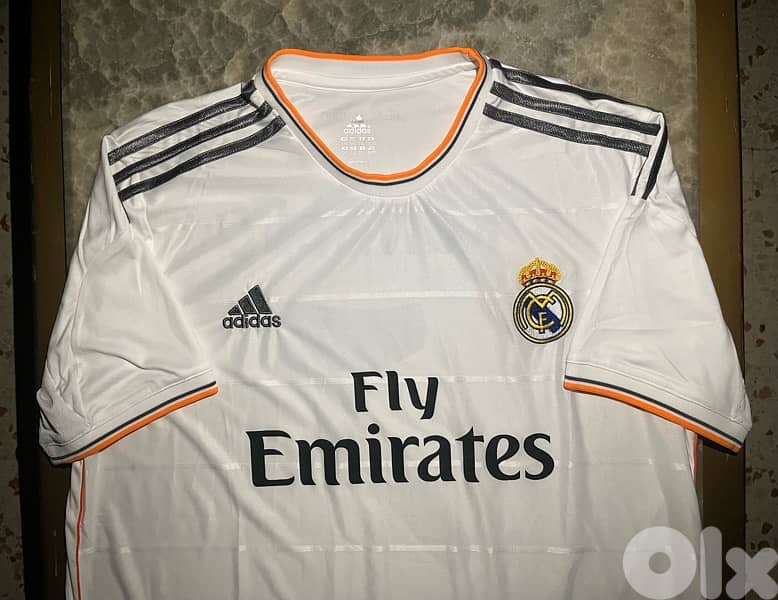 Real Madrid 2014 Ronaldo home adidas jersey 3