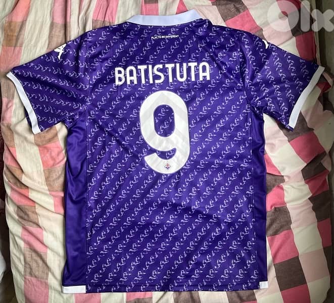 fiorentina batistuta 9 2023 home kappa jersey 2
