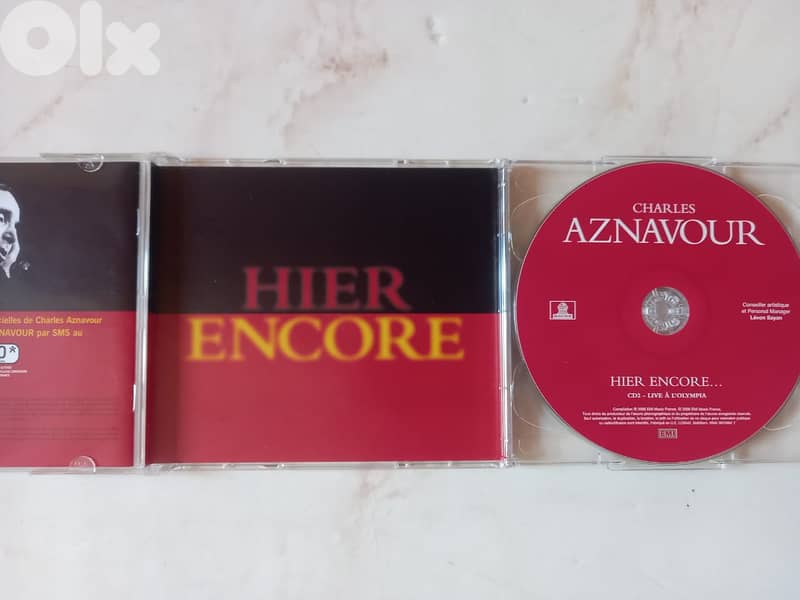 Hier Encore: Best of Studio et Live a L'Olympia Charles Aznavour 2