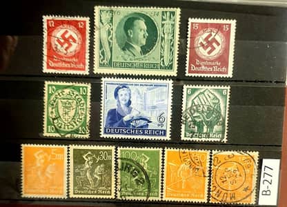 Germany Reich Nazi 11 stamps Lot # B-277