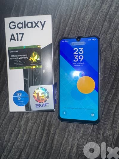 Samsung A17 128 gb 6 up to 12 ram