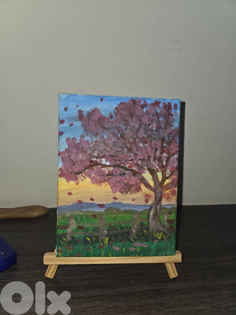 Snowy Sky & Cherry Orchard 1