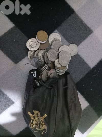 real vintage coins from different countries