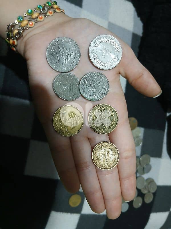 real vintage coins from different countries 5