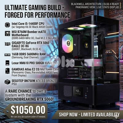 Best gaming PC (price to performance)intel Core i5-14400F Tray 156 MSI