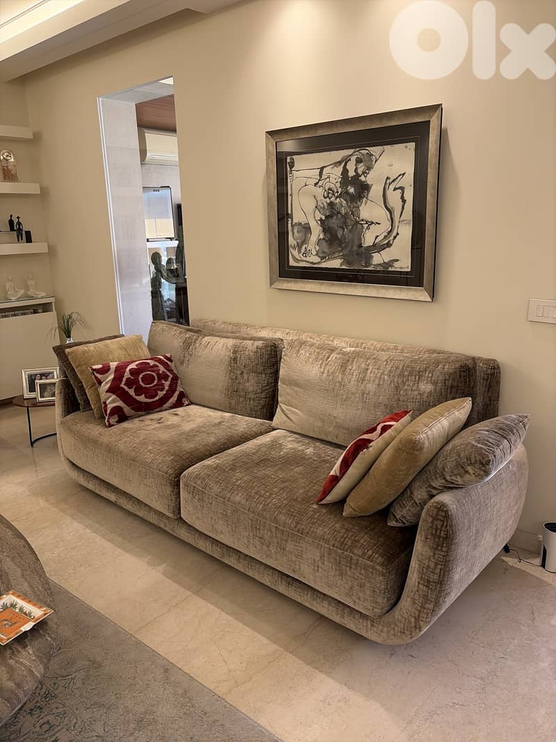 2 sofas and 2 armchairs 1